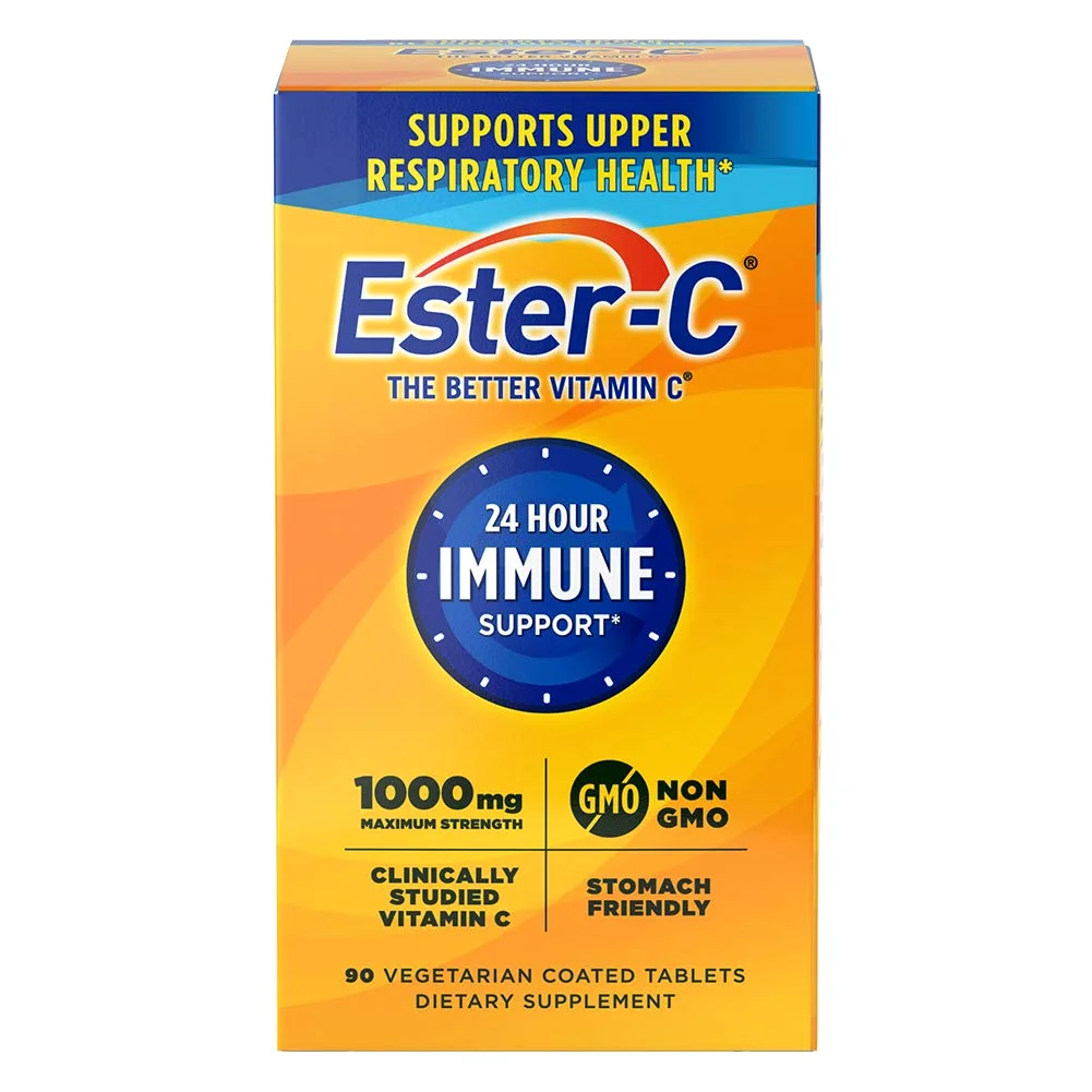 Ester-C Vitamin C 1000 mg Coated Tablets, 90 tablets