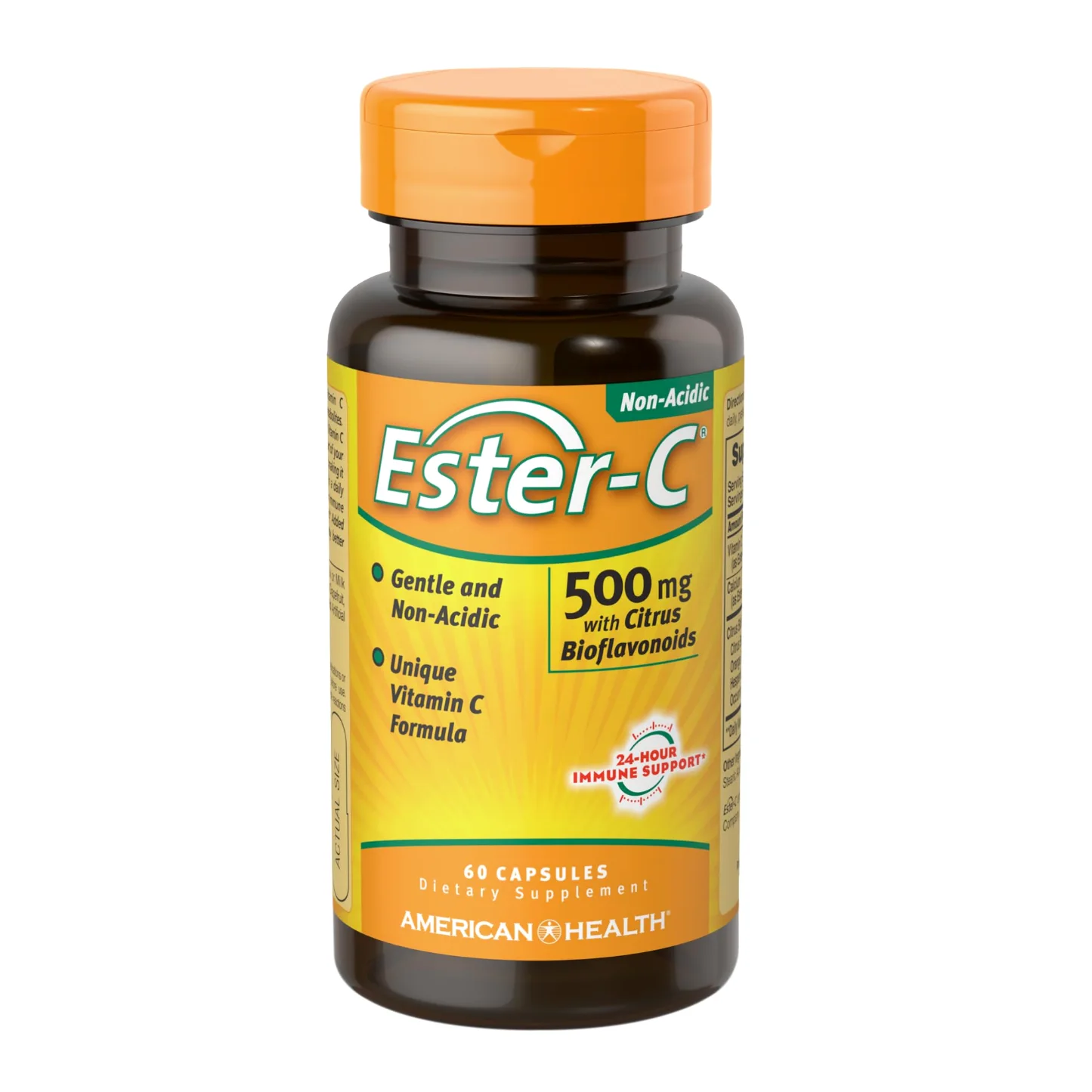 Ester-C 500 mg with Citrus Bioflavonoids Capsules, 60 capsules